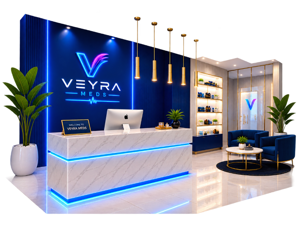 Concept rendering of the future VEYRA MEDS Atlanta wellness location