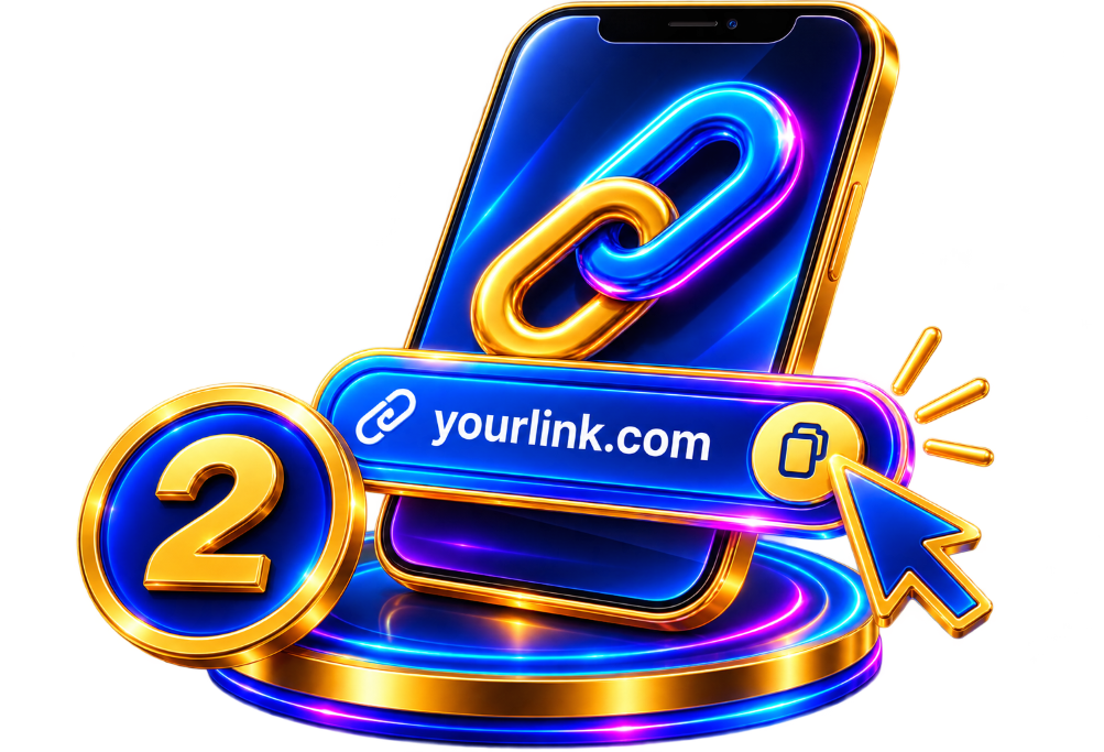 Step 2: get your unique referral link on a smartphone