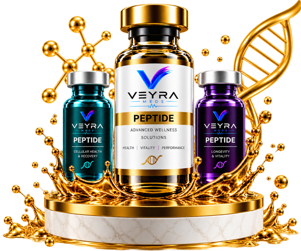 VEYRA wellness vessels — energy, strength, hormonal health, recovery, longevity, wellness