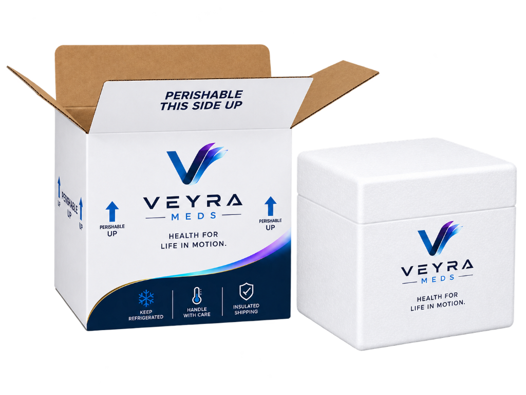 VEYRA program shipped in premium insulated packaging