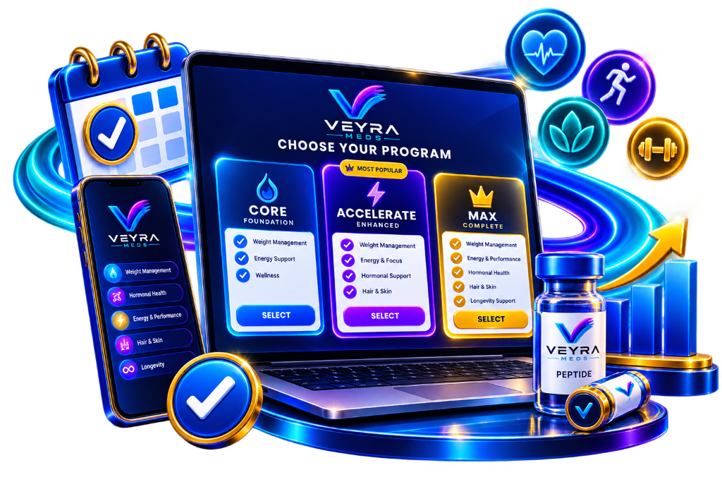Choose Your Program illustration — program options dashboard
